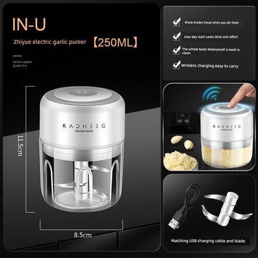 Wireless Electric Garlic Press - Effortless Mincing - InspiredGrabs.com